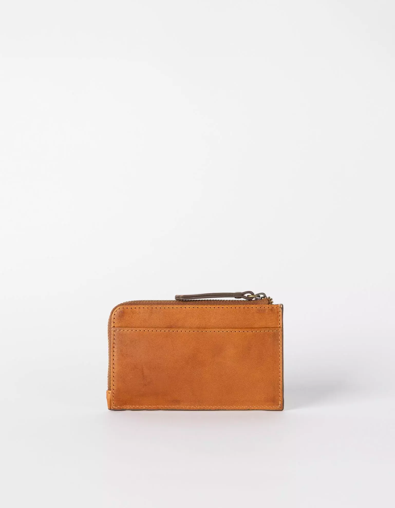 O MY BAG Lola Coin Purse Cognac Classic Leather Geldbörse braun